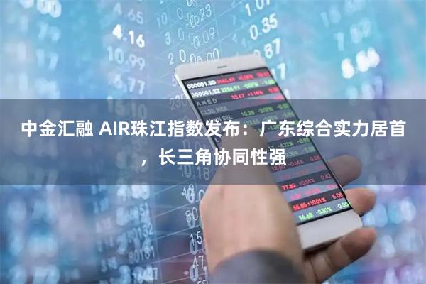 中金汇融 AIR珠江指数发布:广东综合实力居首,长三角协同性强